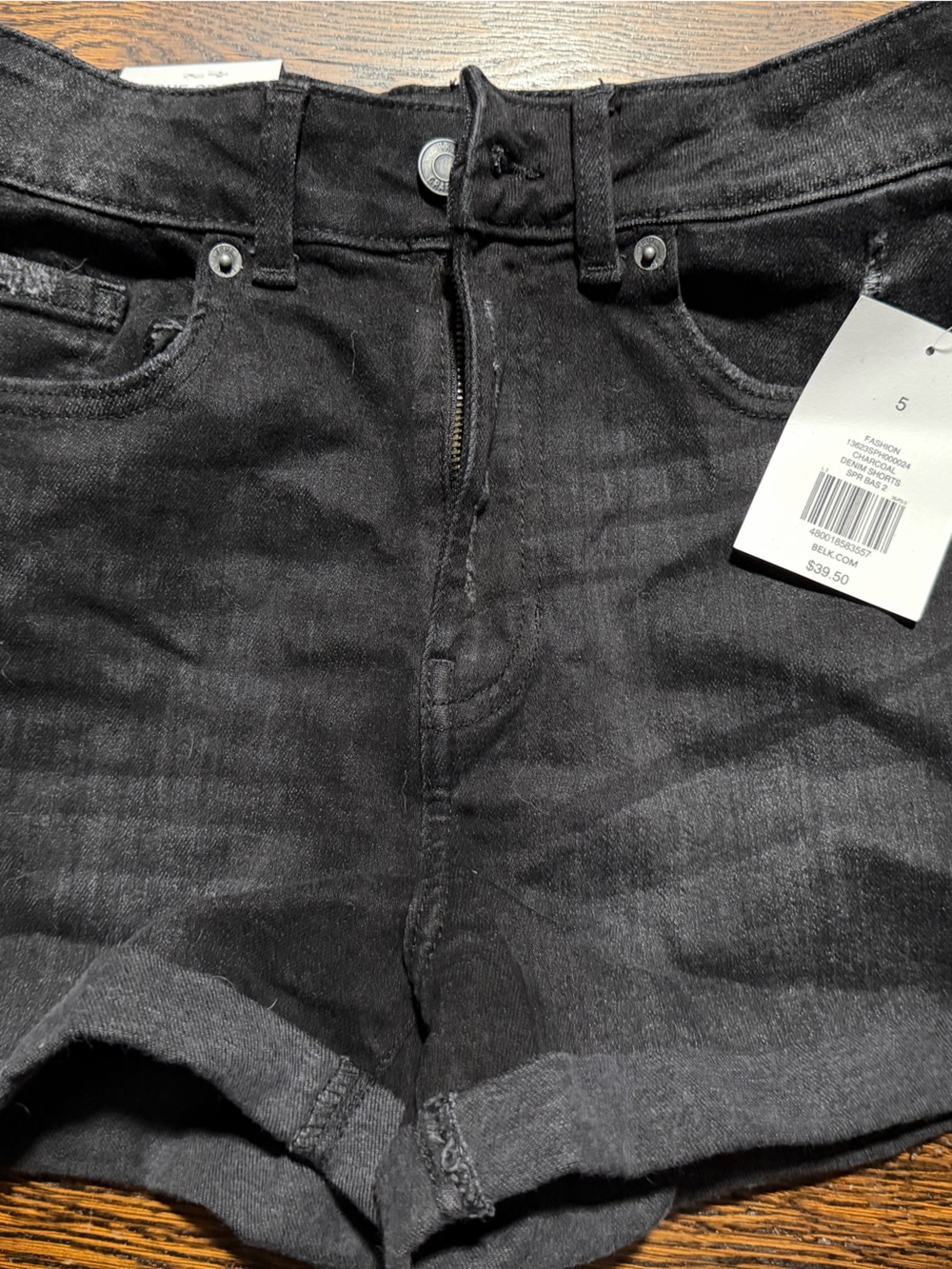 True Craft Black Denim Women’s Jean Shorts